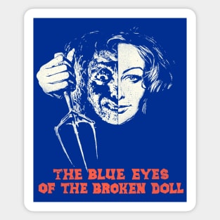 Blue Eyes of the Broken Doll Sticker